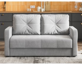 Диван двухместный Мартин Велюр Монолит сталь