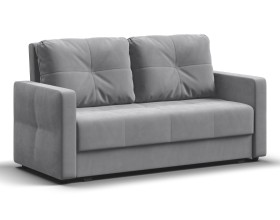 Диван двухместный Мартин Велюр Монолит сталь