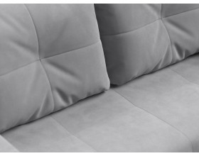 Диван двухместный Мартин Велюр Монолит сталь