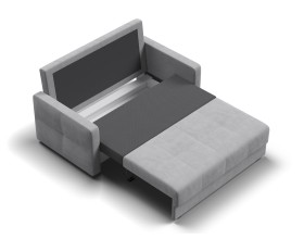 Диван двухместный Мартин Велюр Монолит сталь