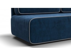 Диван Уно Мини Велюр Монолит сталь