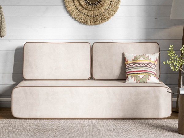 Диван Уно Мини Велюр Монолит латте