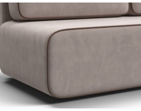 Диван Уно Мини Велюр Монолит латте