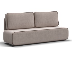 Диван Уно Мини Велюр Монолит латте