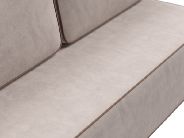 Диван Уно Мини Велюр Монолит латте