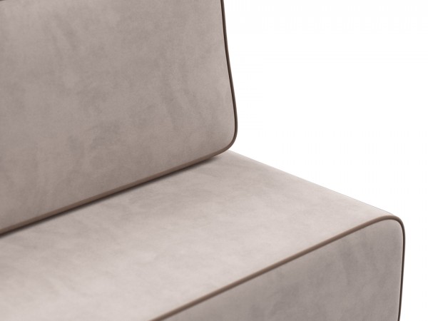 Диван Уно Мини Велюр Монолит латте