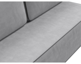 Диван Уно Мини Велюр Монолит сталь