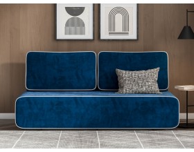 Диван Уно Мини Велюр Монолит синий