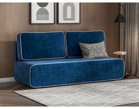 Диван Уно Мини Велюр Монолит синий