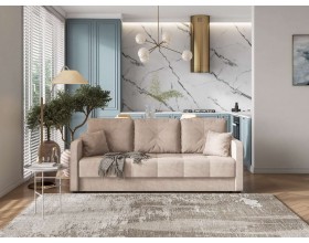 Диван Морган Велюр Монолит сталь