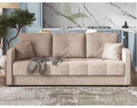 Диван Морган Велюр Монолит латте