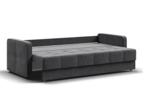 Диван Морган Велюр Монолит серый