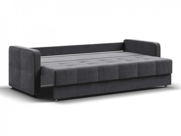 Диван Морган Велюр Монолит серый