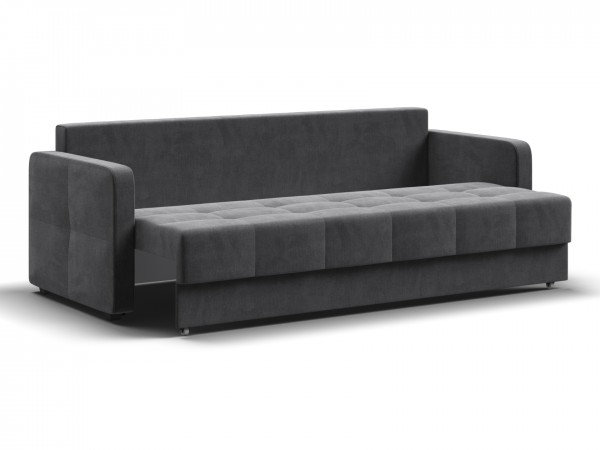 Диван Морган Велюр Монолит серый