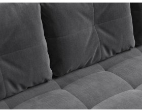 Диван Морган Велюр Монолит серый