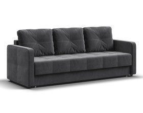 Диван Морган Велюр Монолит серый