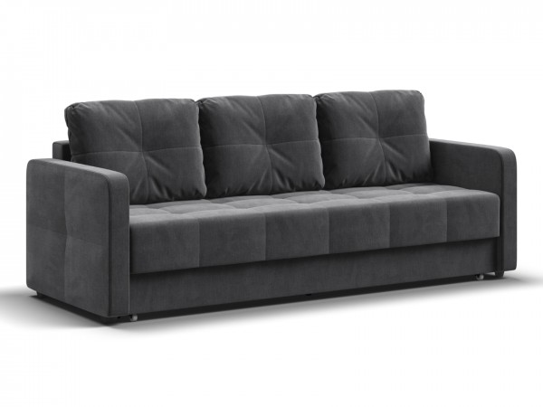 Диван Морган Велюр Монолит серый