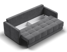 Диван Морган Велюр Монолит серый