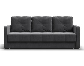 Диван Морган Велюр Монолит серый
