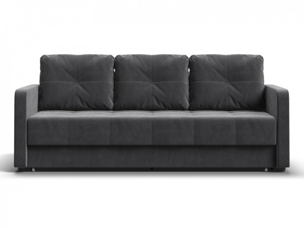 Диван Морган Велюр Монолит серый