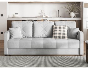 Диван Морган Велюр Монолит сталь