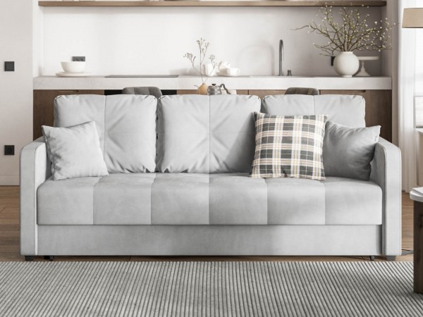 Диван Морган Велюр Монолит сталь