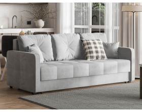 Диван Морган Велюр Монолит сталь