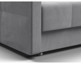 Диван Морган Велюр Монолит сталь