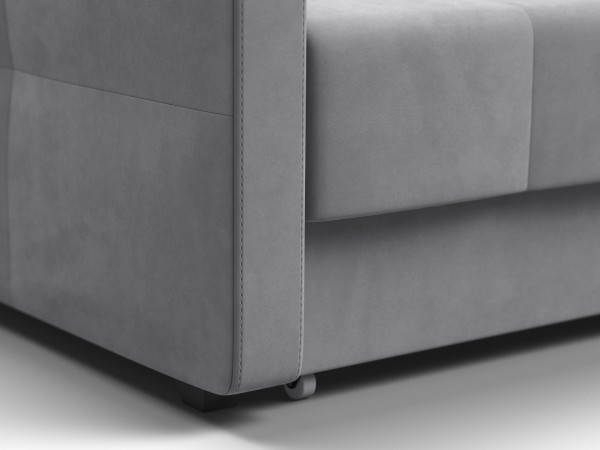 Диван Морган Велюр Монолит сталь