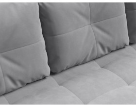 Диван Морган Велюр Монолит сталь