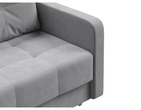 Диван Морган Велюр Монолит сталь