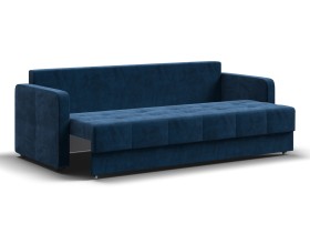Диван Морган Велюр Монолит синий