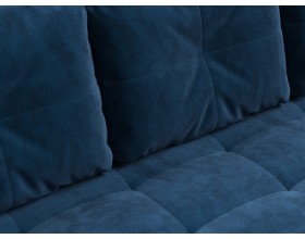 Диван Морган Велюр Монолит синий