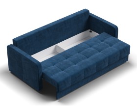 Диван Морган Велюр Монолит синий