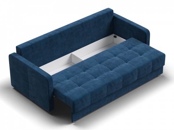 Диван Морган Велюр Монолит синий