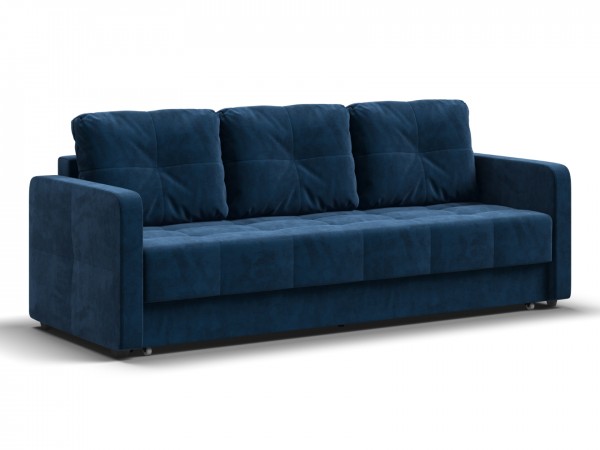 Диван Морган Велюр Монолит синий