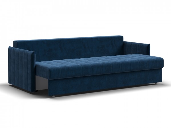 Диван Пекин Велюр Монолит синий