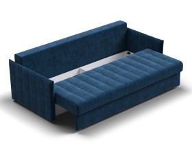 Диван Пекин Велюр Монолит синий