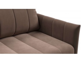 Диван Пекин Велюр Монолит сталь