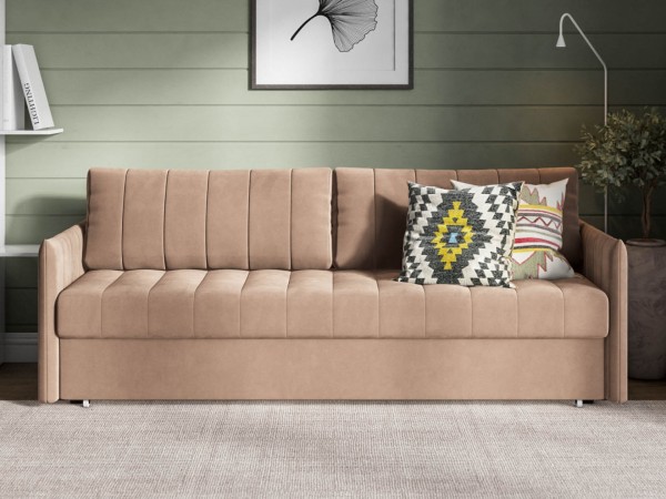 Диван Пекин Велюр Монолит мокко