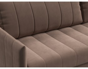 Диван Пекин Велюр Монолит мокко