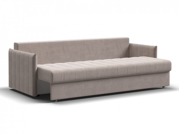 Диван Пекин Велюр Монолит латте