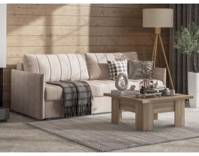 Диван Пекин Велюр Монолит латте