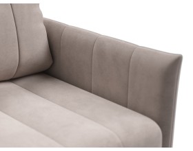 Диван Пекин Велюр Монолит латте