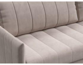 Диван Пекин Велюр Монолит латте