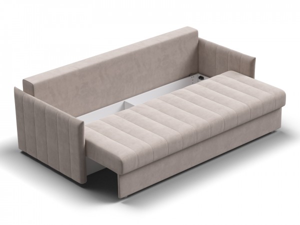 Диван Пекин Велюр Монолит латте