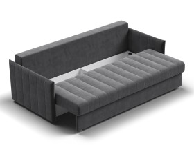 Диван Пекин Велюр Монолит серый