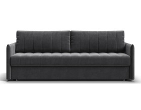 Диван Пекин Велюр Монолит серый