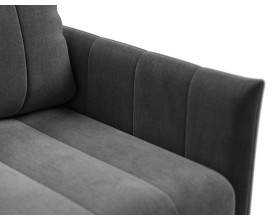 Диван Пекин Велюр Монолит серый