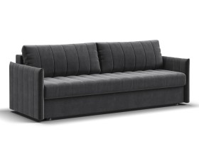 Диван Пекин Велюр Монолит серый